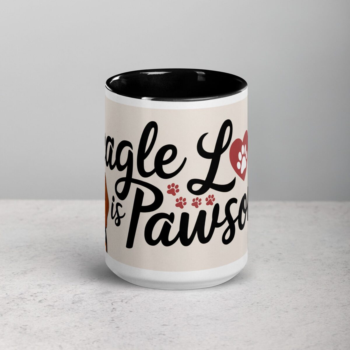 Beagle Love Is Pawsome Coffee Mug - Image 4
