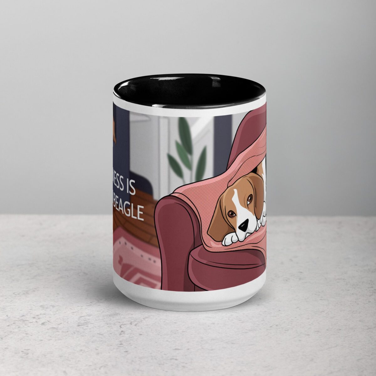 Happiness Is a Warm Beagle Coffee Mug - Image 4