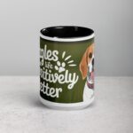 Beagles Make Life Pawsitively Better Coffee Mug - Image 4