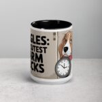 Beagles: The Cutest Alarm Clocks Coffee Mug - Image 4