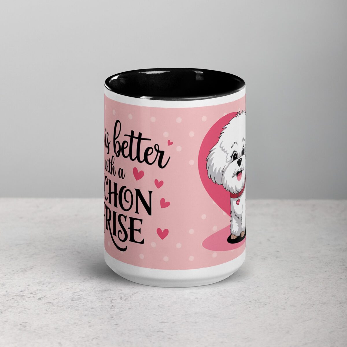 Life Is Better with a Bichon Frise Coffee Mug - Image 4