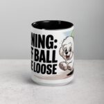 Warning: Fluff Ball on the Loose Coffee Mug - Image 4