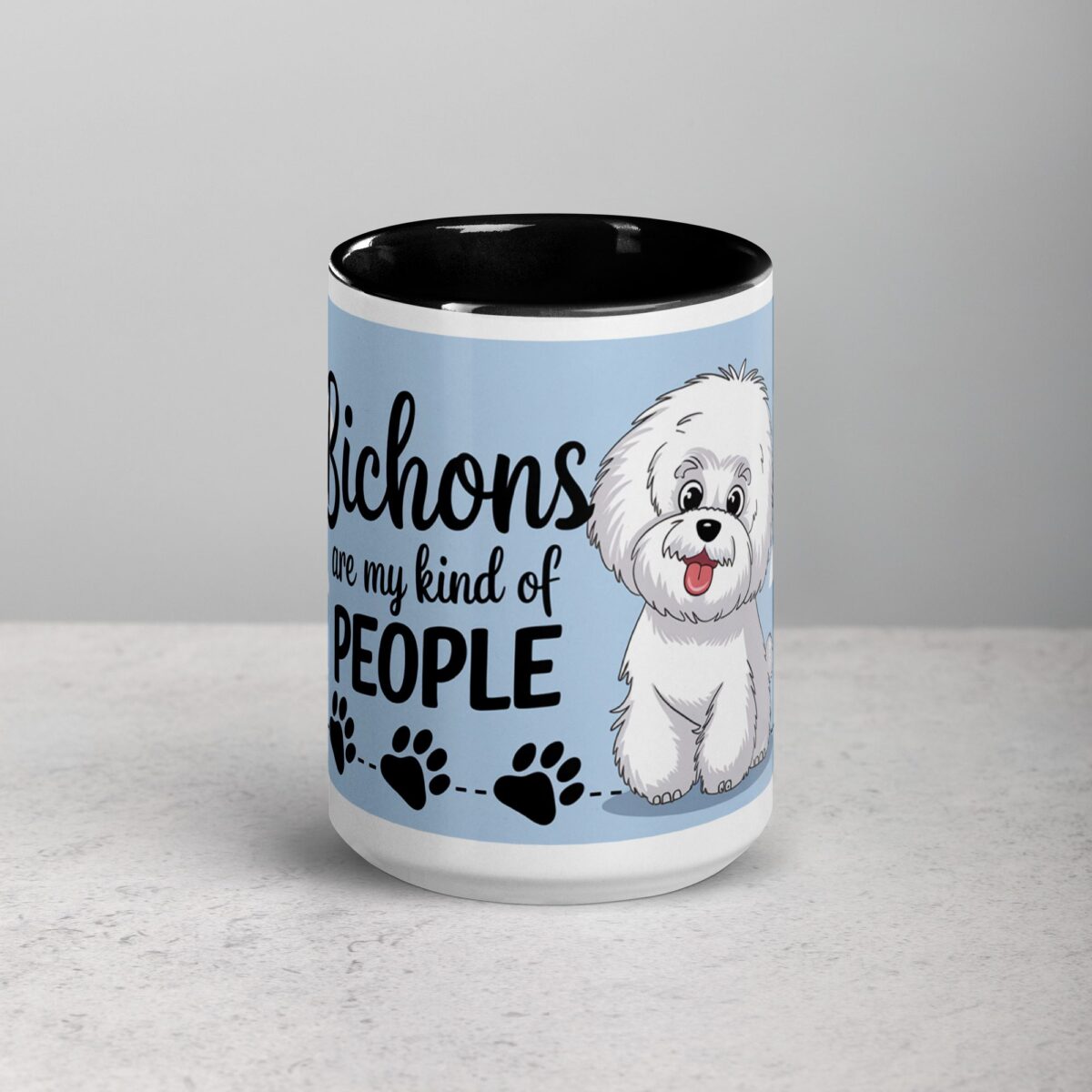 Bichons Are My Kind of People Coffee Mug - Image 4