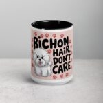 Bichon Hair, Don’t Care Coffee Mug - Image 4