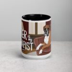 My Boxer Is My Therapist Coffee Mug - Image 4