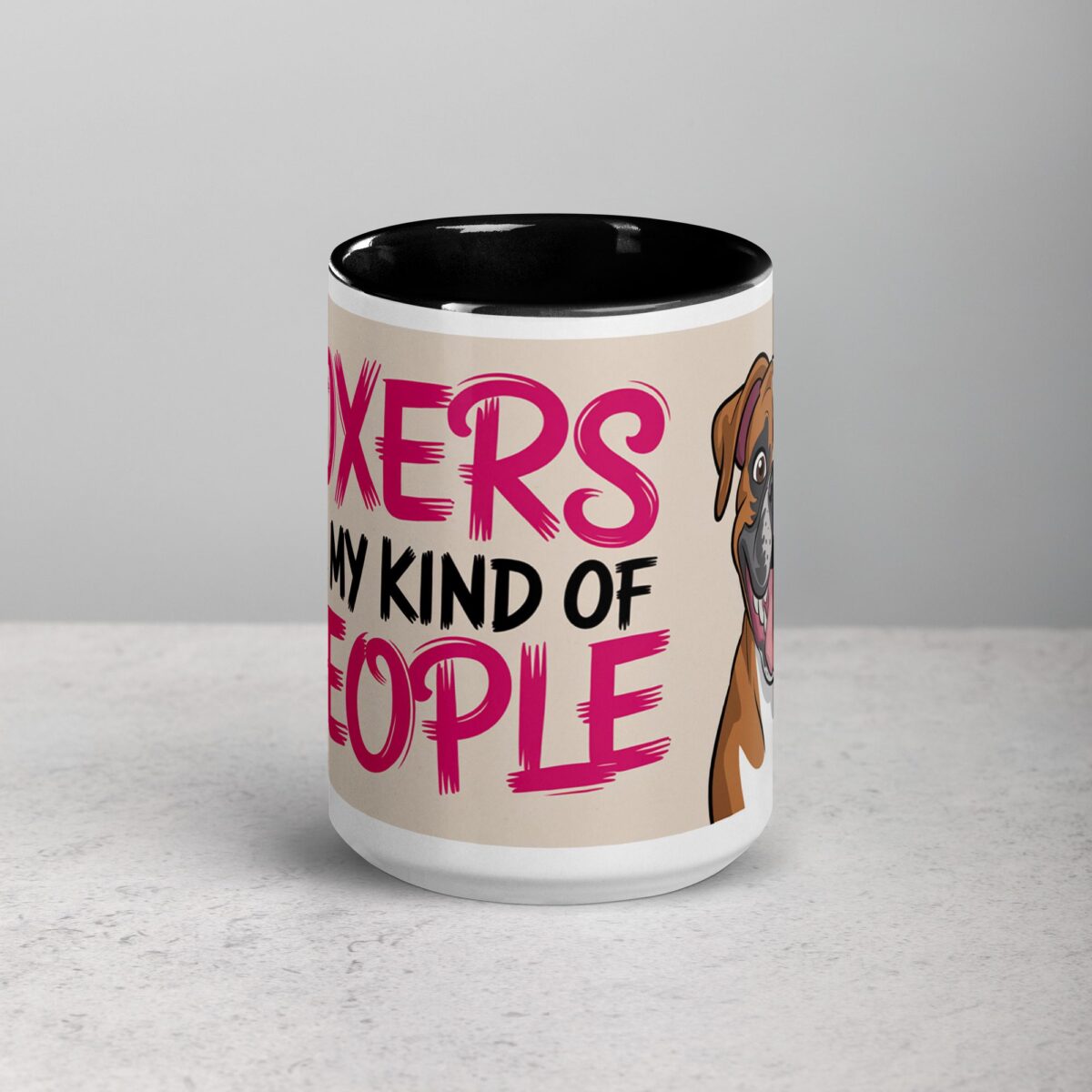 Boxers Are My Kind of People Coffee Mug & Tea Cup - Image 4