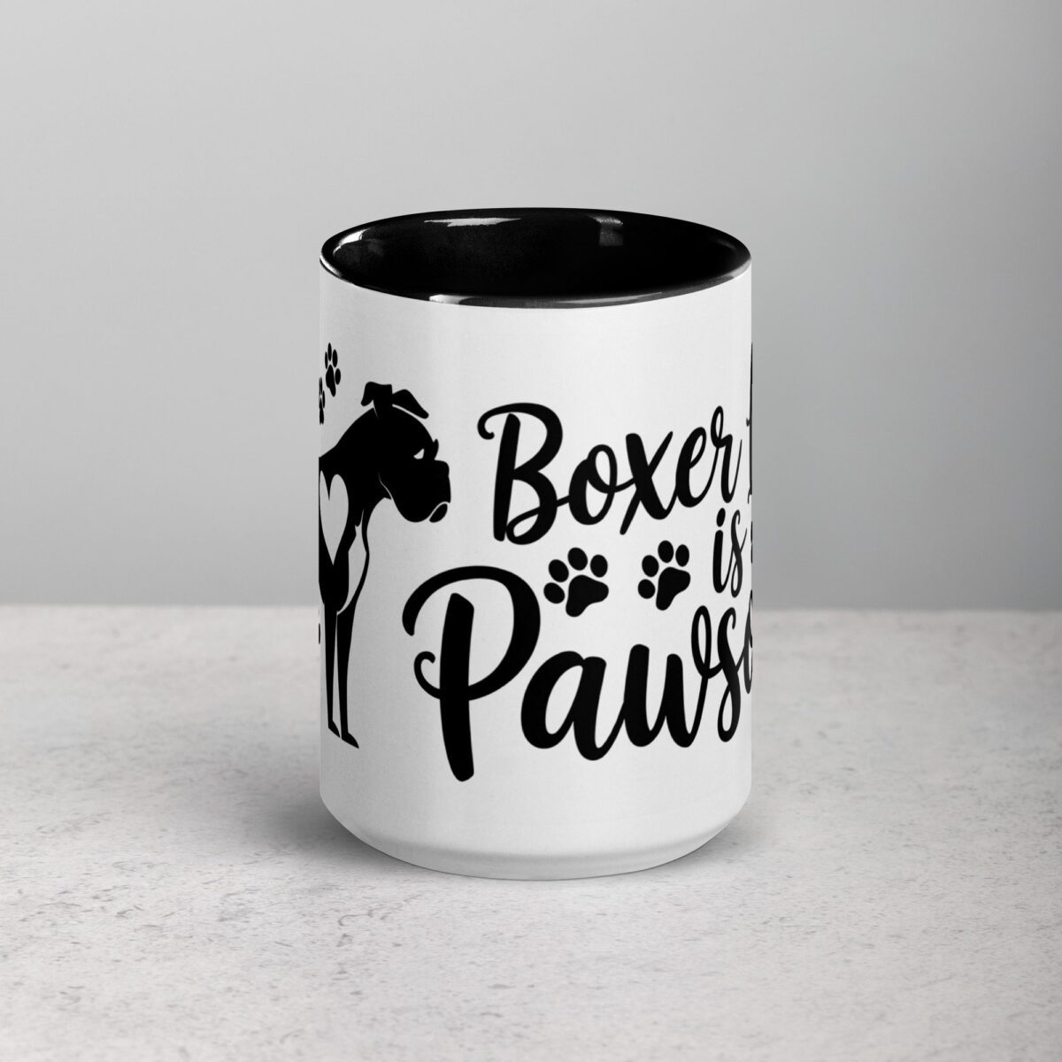 Boxer Love Is Pawsome Coffee Mug & Tea Cup - Image 4