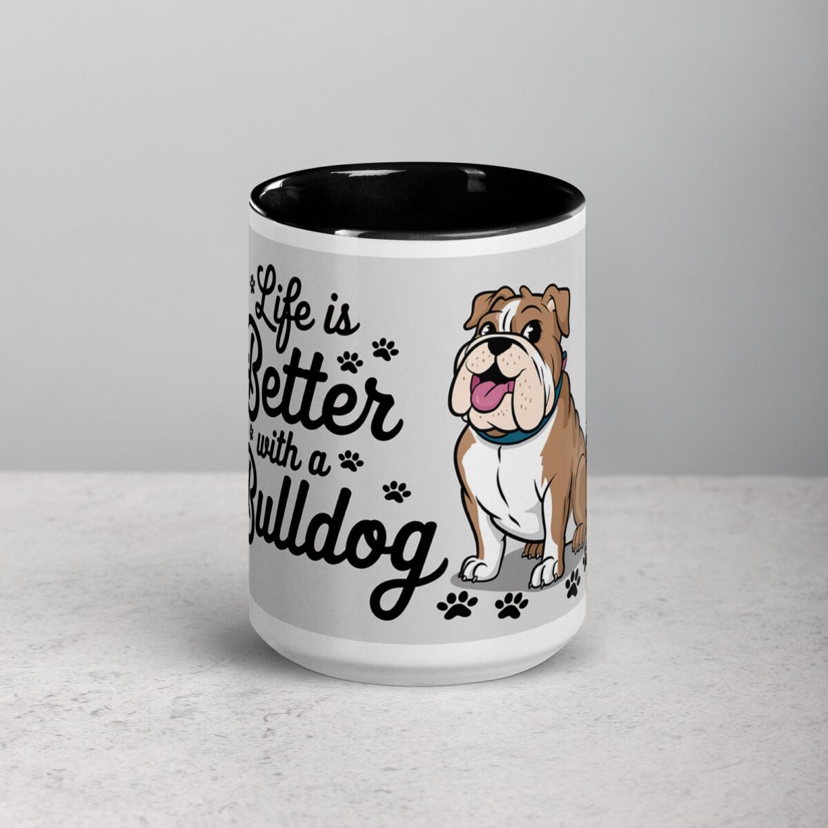 Life Is Better with a Bulldog Coffee Mug - Image 4