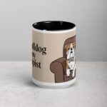 My Bulldog Is My Therapist Coffee Mug & Tea Cup - Image 4