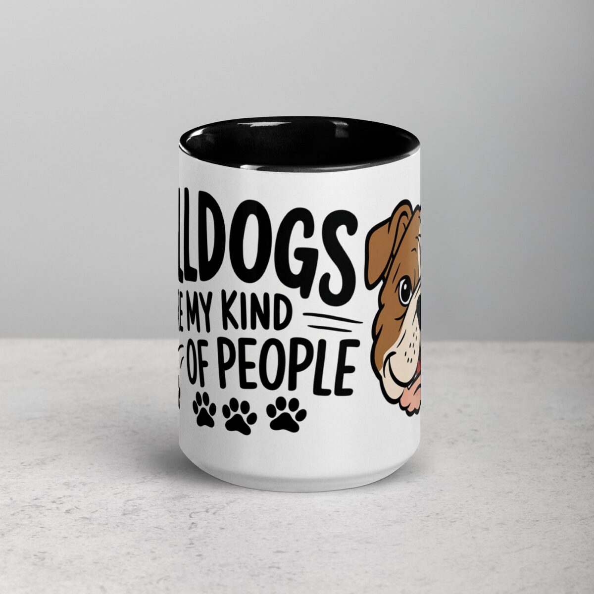 Bulldogs Are My Kind of People Coffee Mug & Tea Cup - Image 4