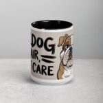 Bulldog Hair, Don’t Care Coffee Mug - Image 4