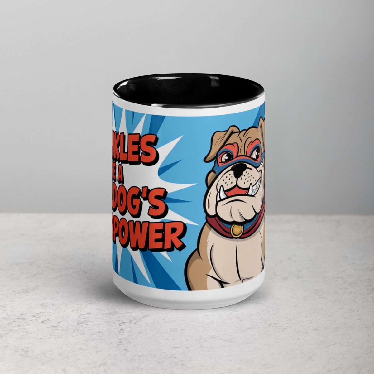 Wrinkles Are a Bulldog’s Superpower Coffee Mug - Image 4