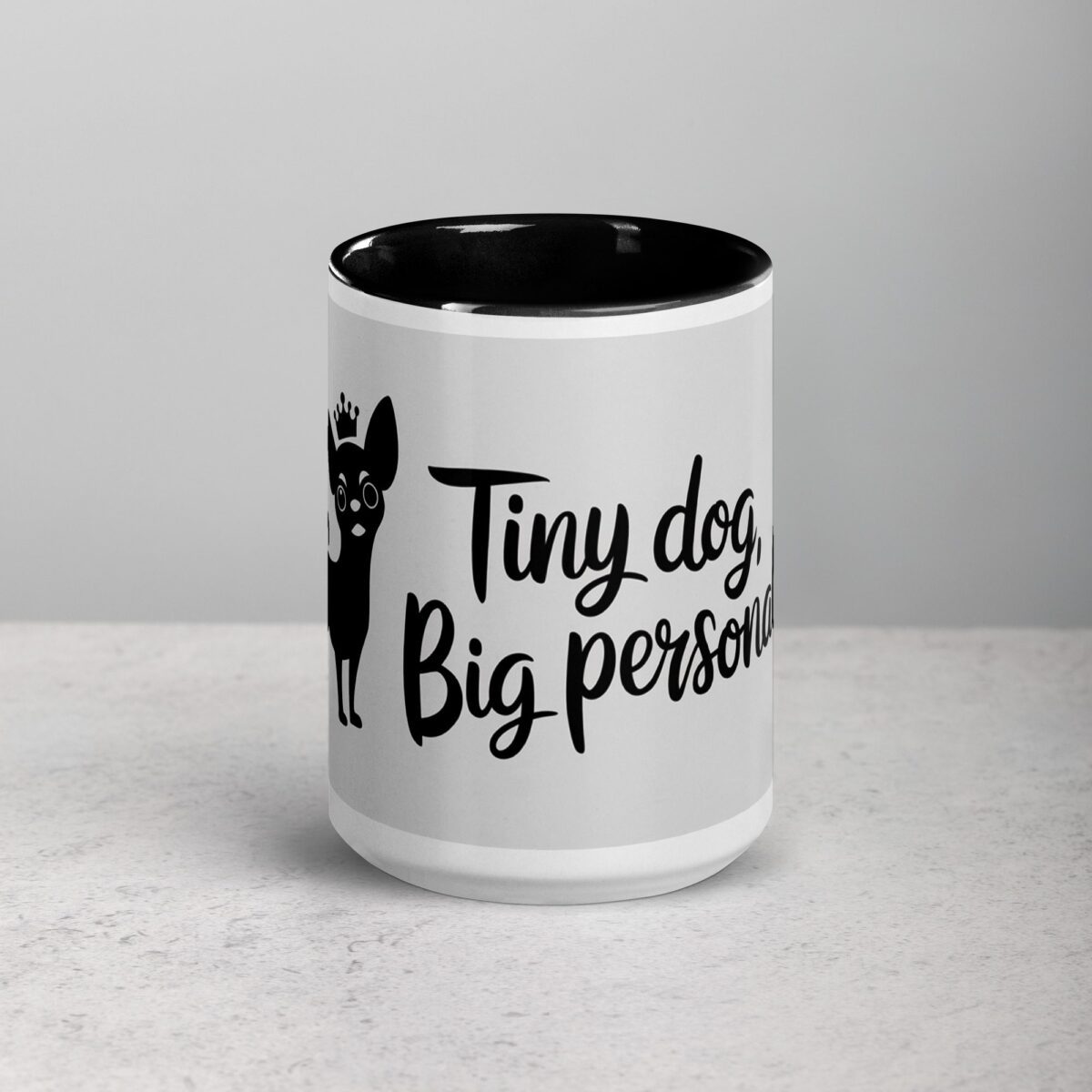 Tiny Dog, Big Personality Coffee Mug - Image 4