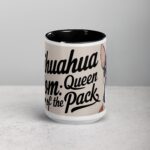 Chihuahua Mom: Queen of the Pack Coffee Mug - Image 4