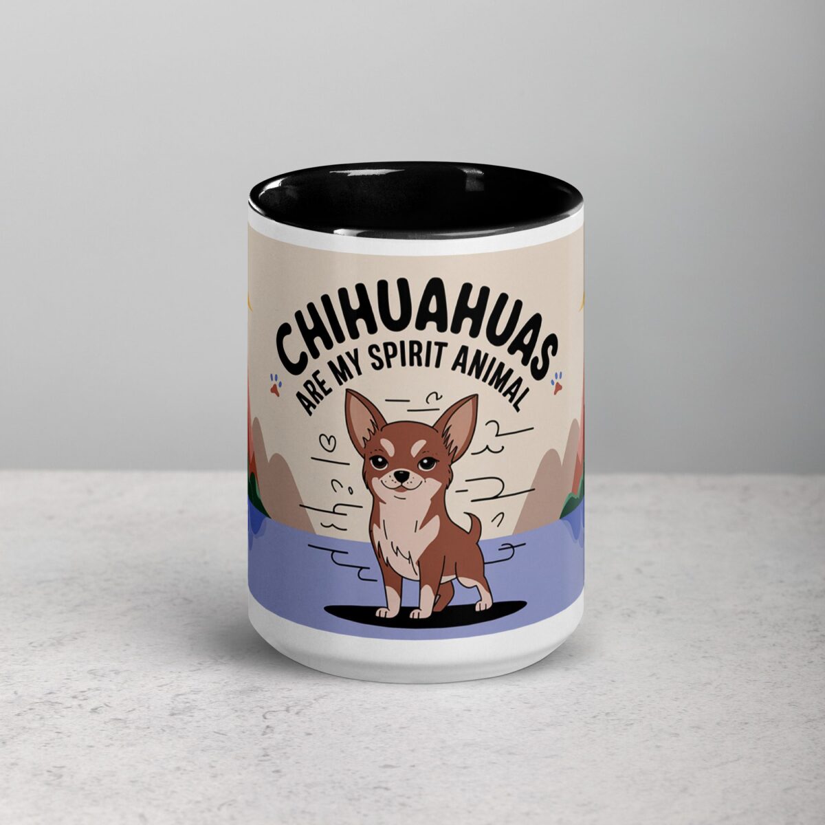 Chihuahuas Are My Spirit Animal Coffee Mug - Image 4