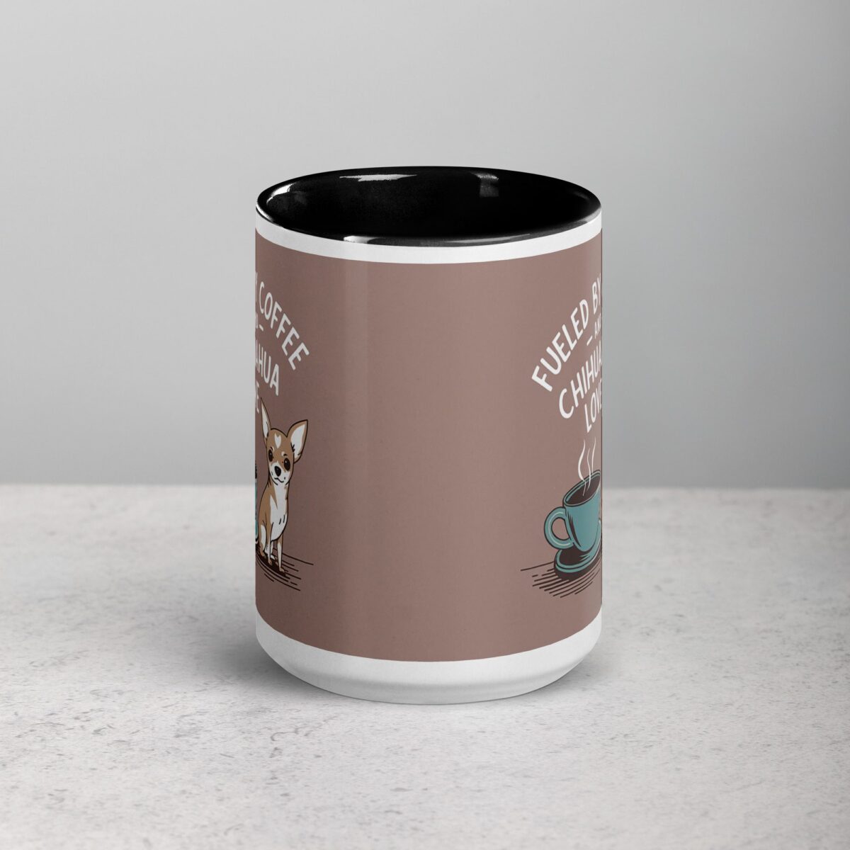 Fueled by Coffee and Chihuahua Love Mug - Image 4