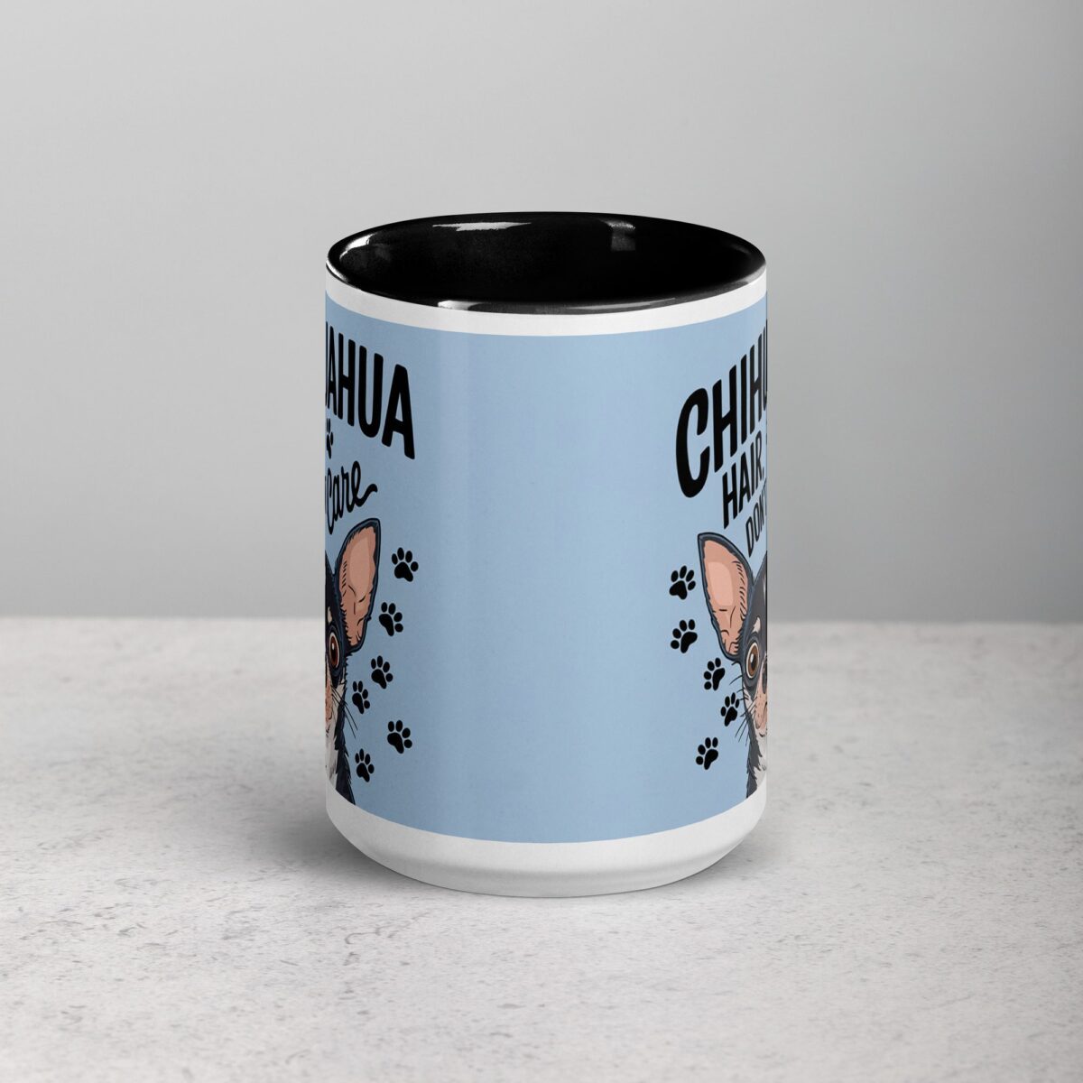 Chihuahua Hair, Don’t Care Coffee Mug & Tea Cup - Image 4