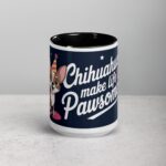 Chihuahuas Make Life Pawsome Coffee Mug - Image 4
