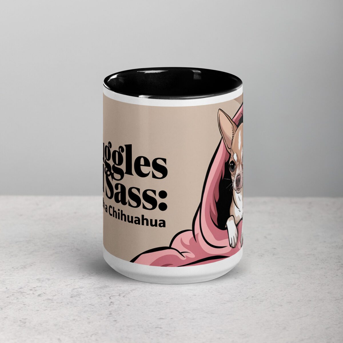 Snuggles and Sass: Life with a Chihuahua Coffee Mug - Image 4