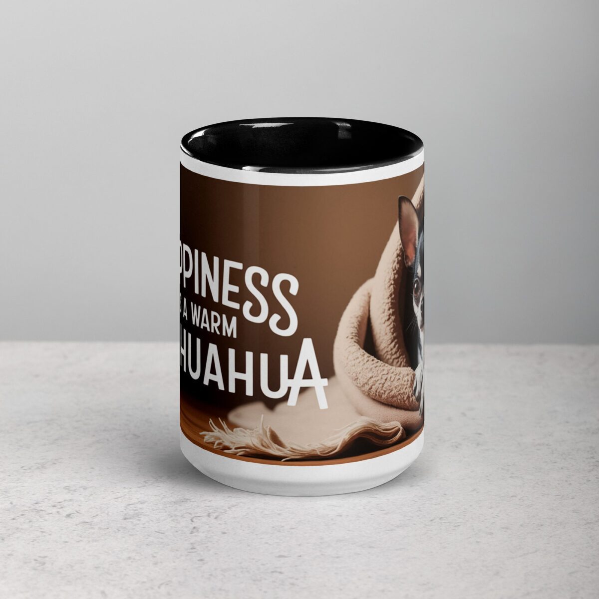 Happiness Is a Warm Chihuahua Coffee Mug - Image 4