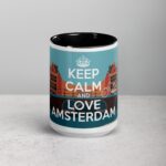 Keep Calm and Love Amsterdam Coffee Mug - Image 4