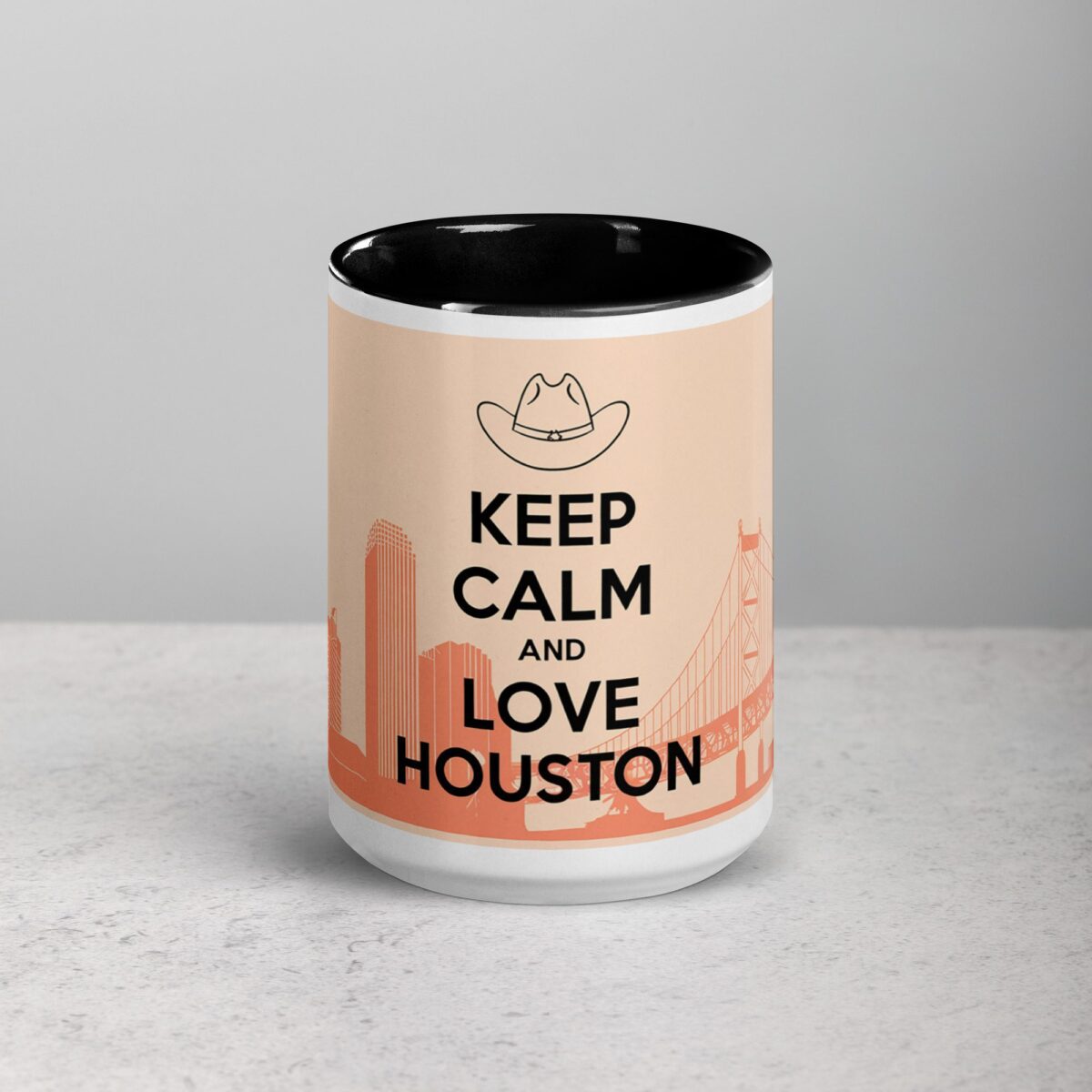 Keep Calm and Love Houston Coffee Mug & Tea Cup - Image 4