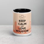 Keep Calm and Love Houston Coffee Mug & Tea Cup - Image 4