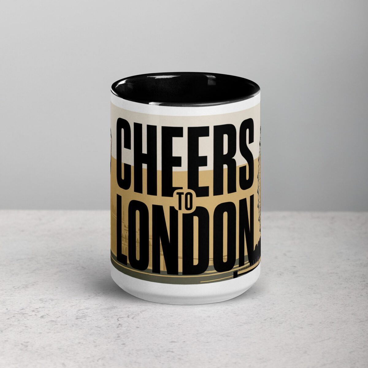 Cheers to London Coffee Mug & Tea Cup - Image 4