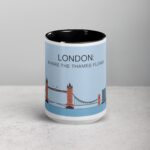 London: Where the Thames Flows Coffee Mug - Image 4