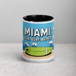Miami: Sun, Surf, Repeat Coffee Mug - Image 4