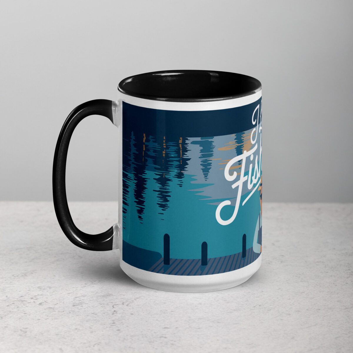 I Love Fishing Sophisticated Coffee Mug & Tea Cup - Image 5
