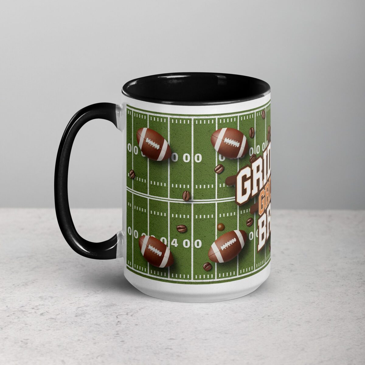 Gridiron Grind & Brew Football Mug - Image 5