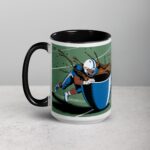 Tackle the Day with Coffee Football Mug - Image 5