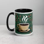 Coffee, Touchdowns & Tackles Football Mug - Image 5