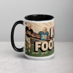 I Love Football Retro Coffee Mug & Tea Cup - Image 5