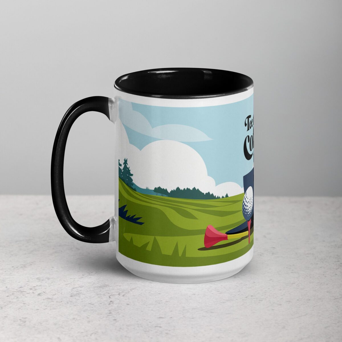 Tee Time & Coffee Time Golf Mug - Image 5