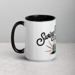 Swing Hard, Sip Slow Golf Coffee Mug - Image 5