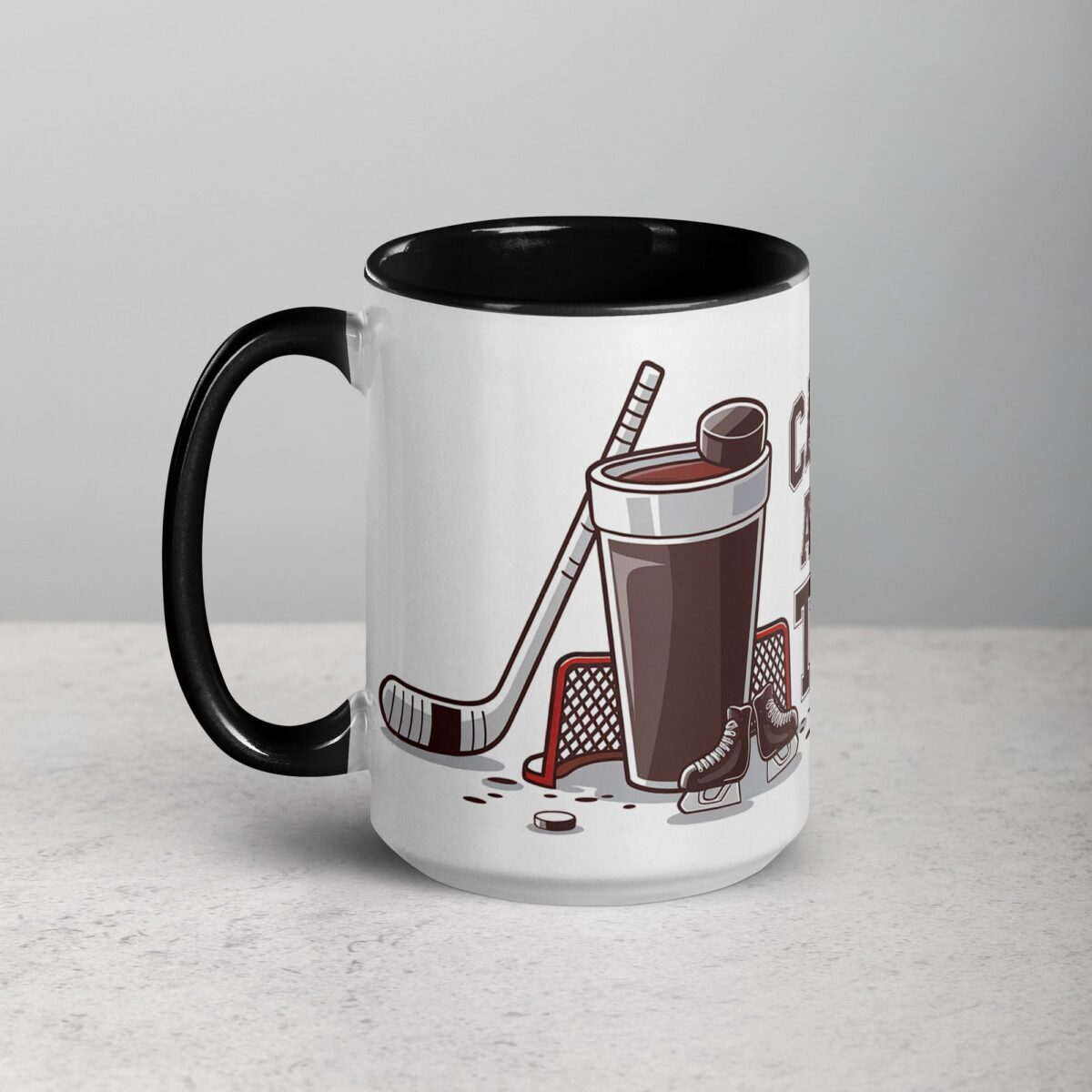Caffeinated and Ready to Score Hockey Mug - Image 5