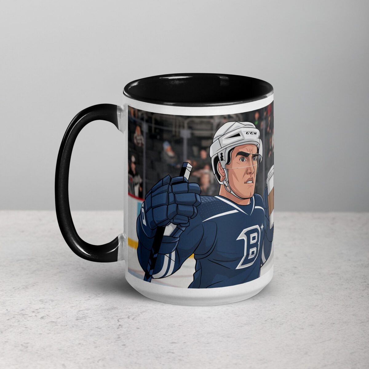 Puck Off, I Need Coffee! Hockey Mug - Image 5