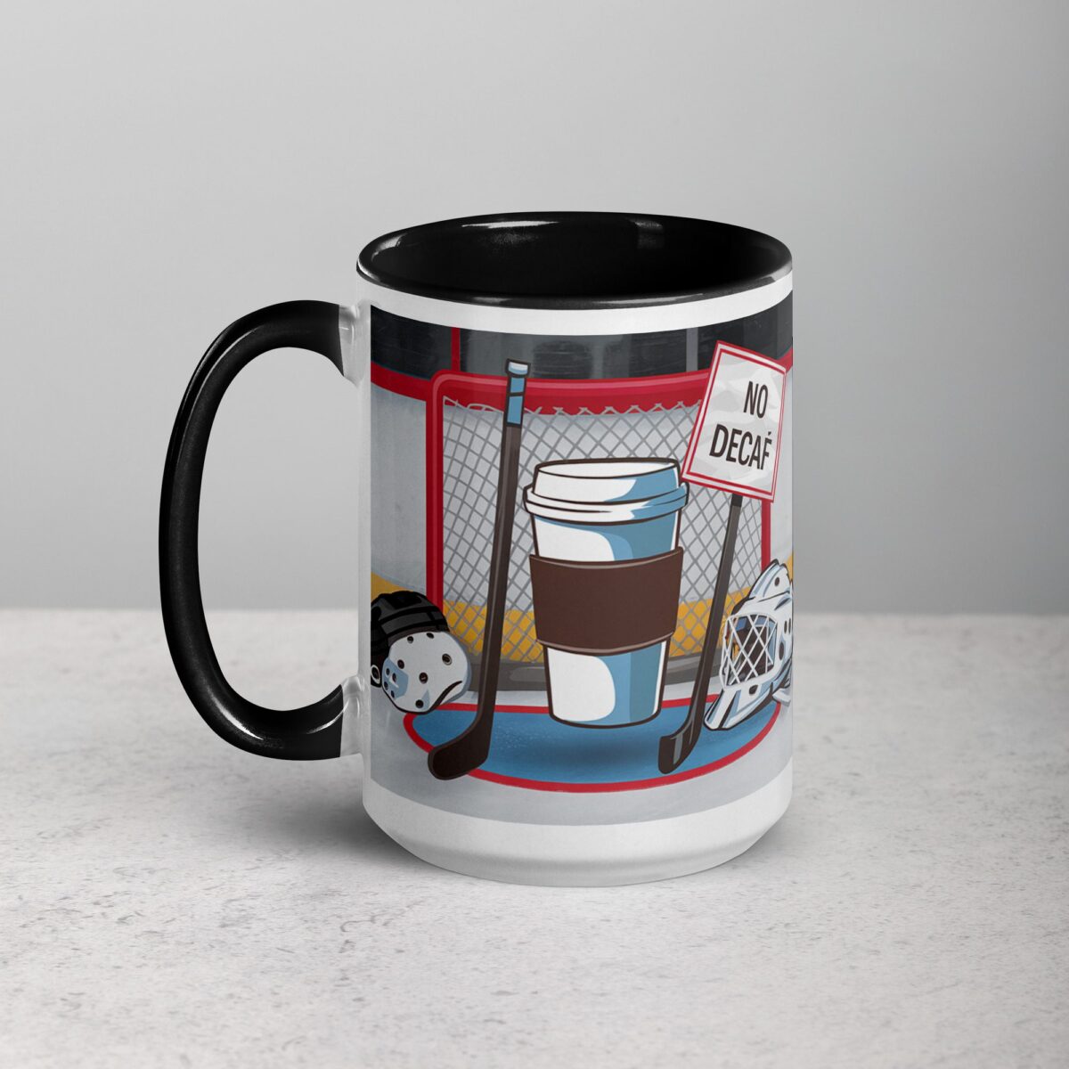 Penalty Box for Decaf Hockey Coffee Mug - Image 5