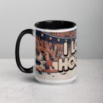 I Love Hockey Retro Hockey Coffee Cup - Image 5