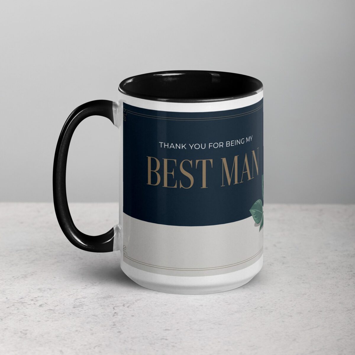 Sophisticated Thank You Best Man Coffee Mug & Tea Cup - Image 5