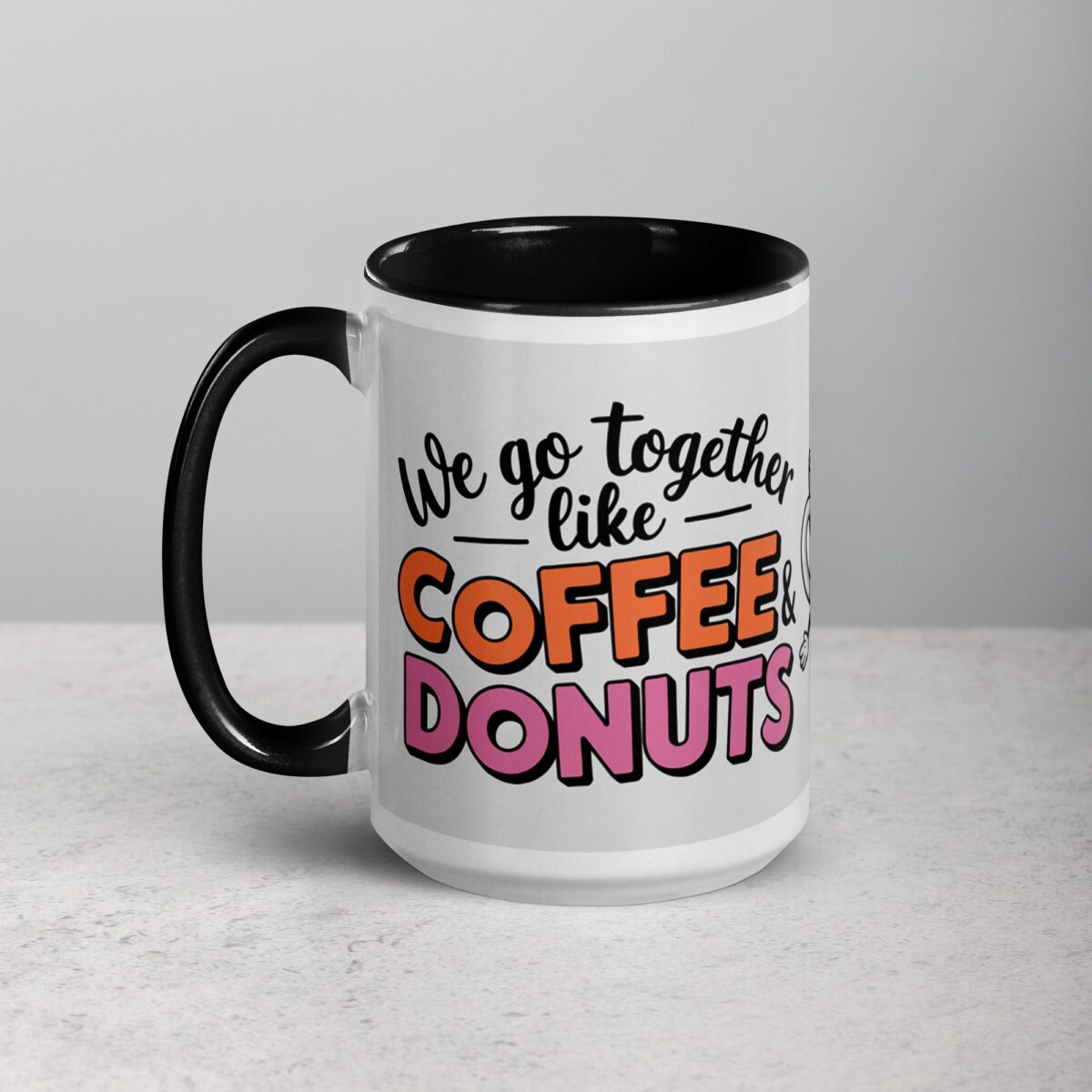 We Go Together Like Coffee & Donuts Friend Mug - Image 5