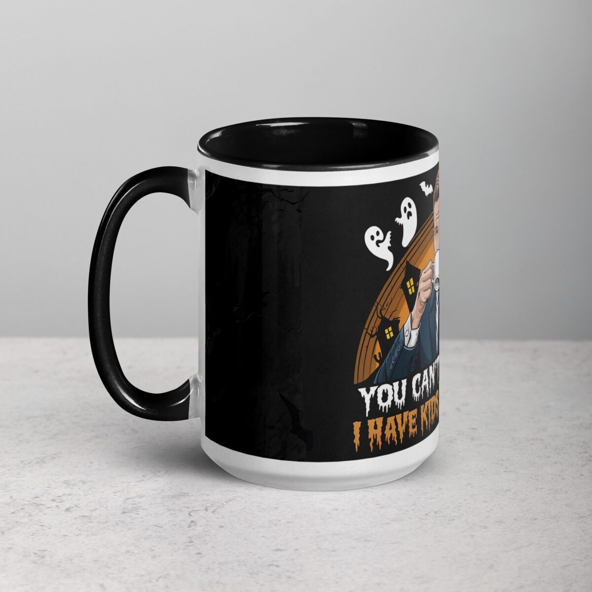 You Can't Scare Me, I Have Kids & Coffee Dad Mug - Image 5