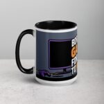 Born to Game, Forced to Work Gamer Coffee Mug - Image 5