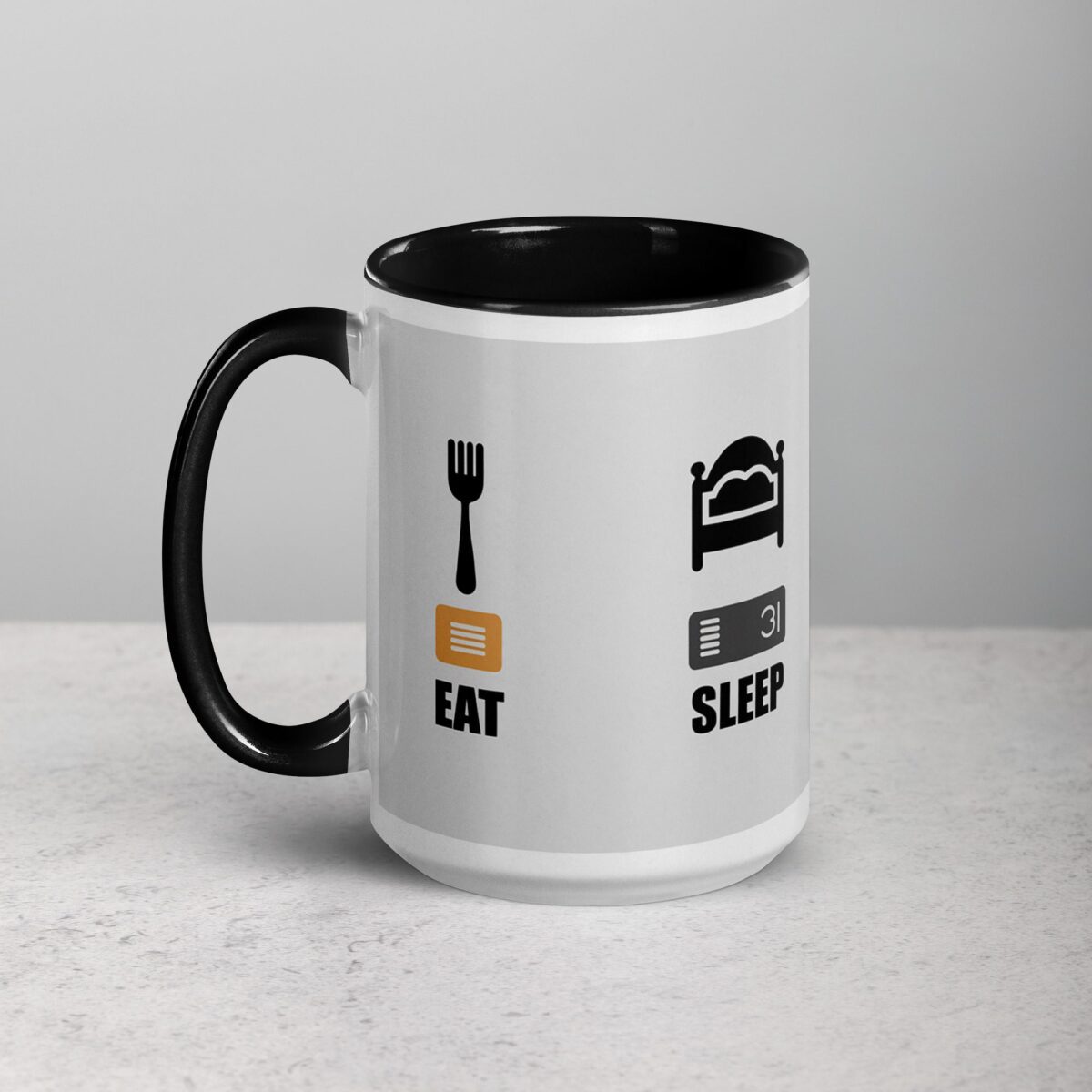 Eat, Sleep, Game, Repeat Gamer Coffee Mug - Image 5