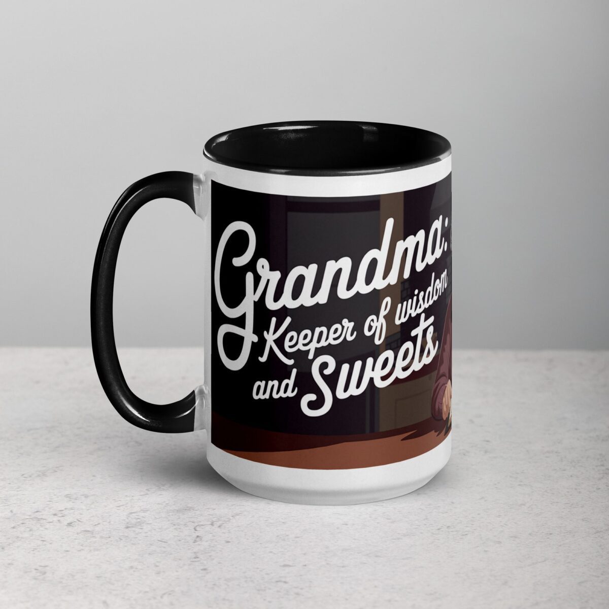 Grandma: Keeper of Wisdom and Sweets Coffee Mug - Image 5