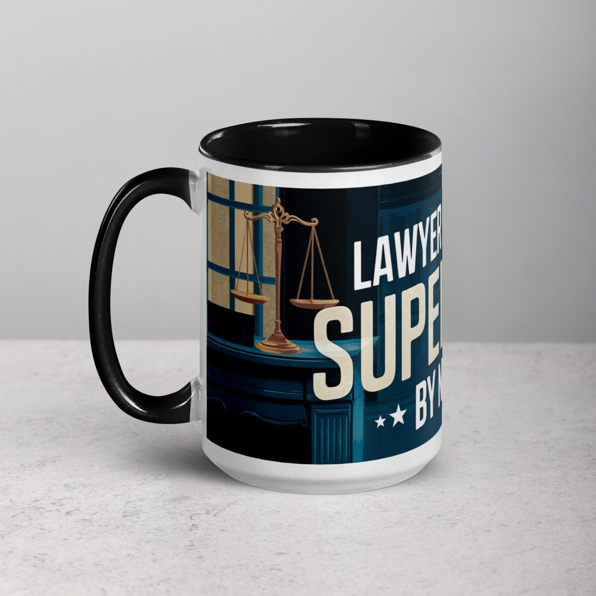 Lawyer by Day, Superhero by Night Coffee Mug - Image 5