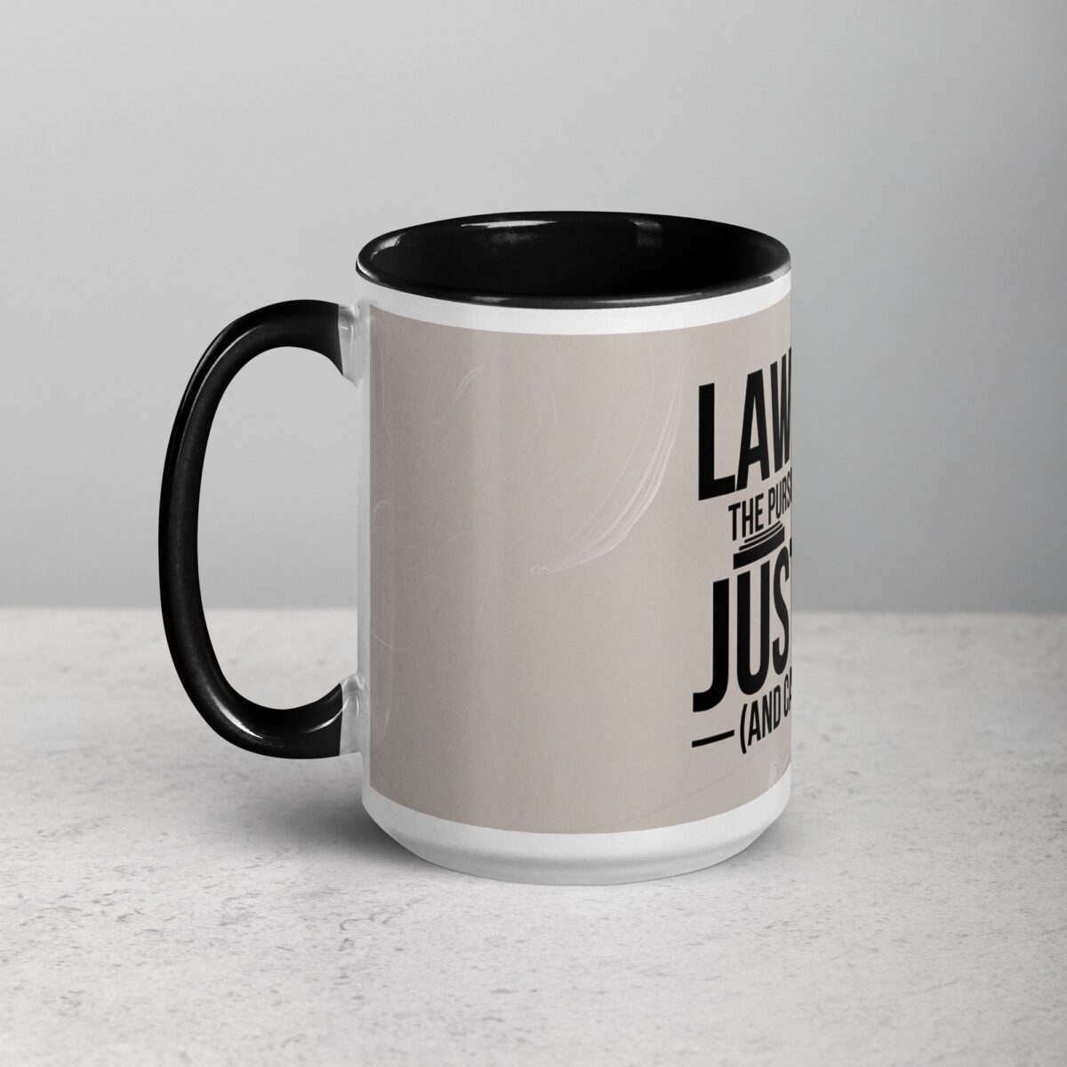 Lawyer: The Pursuit of Justice (and Caffeine) Mug - Image 5