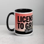 Licensed to Grill (Clients) Lawyer Coffee Mug - Image 5